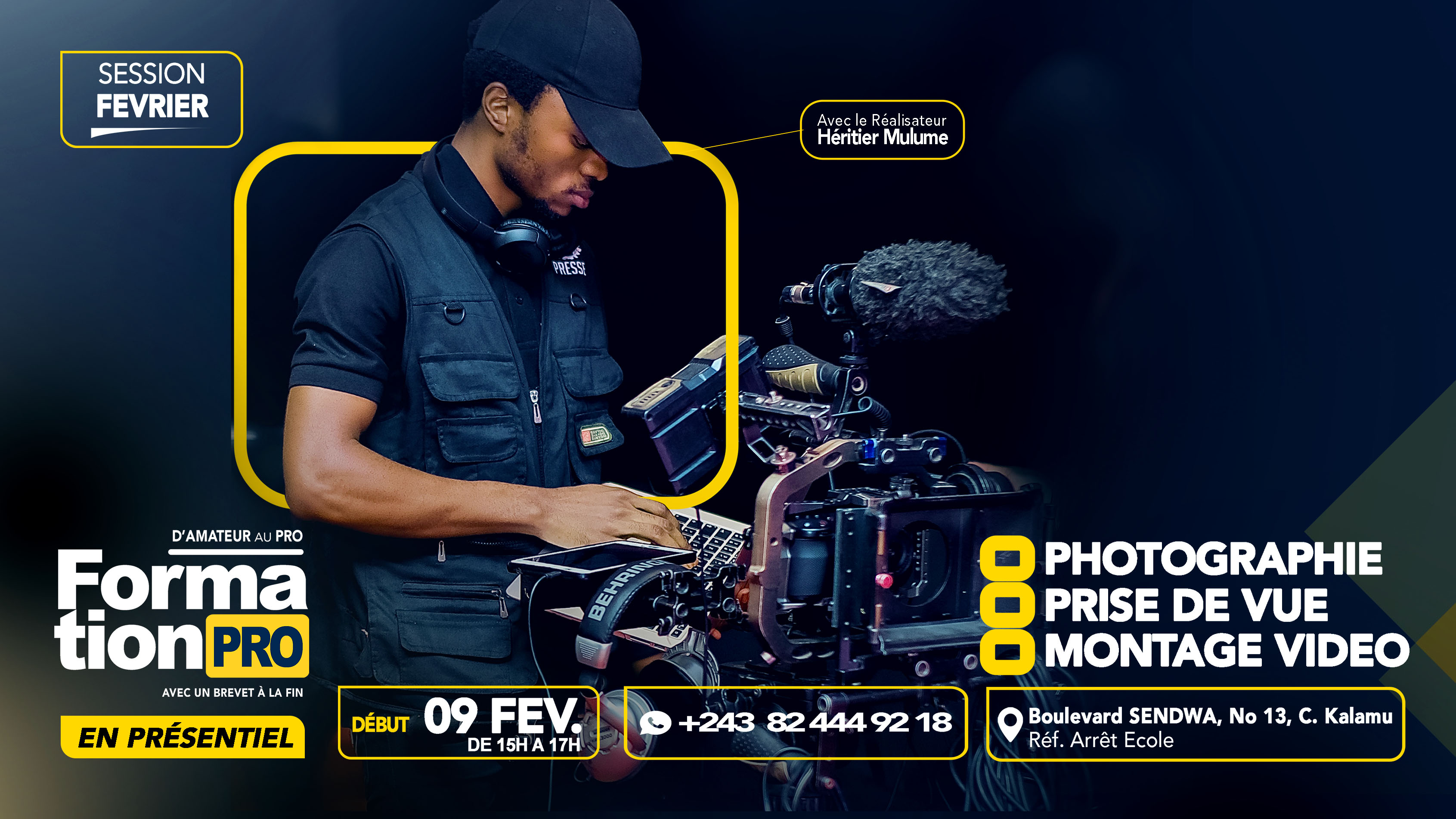 [Formation Pro] PHOTOGRAPHIE, PRISE DE VUE ET MONTAGE VIDÉO